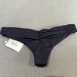 Midori grey cheeky bikini bottom